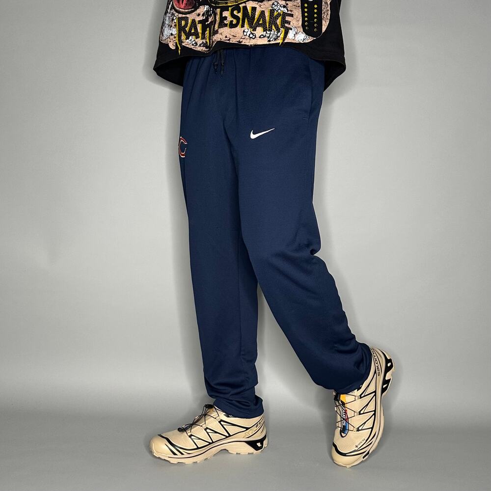 Vintage Y2K Nike Sweatpants Mens S Navy Blue White Chicago Bears Joggers